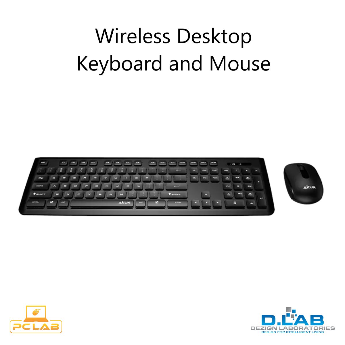 Wireless Desktop Keyboard and Mouse (BX6200) - Dezign Lab